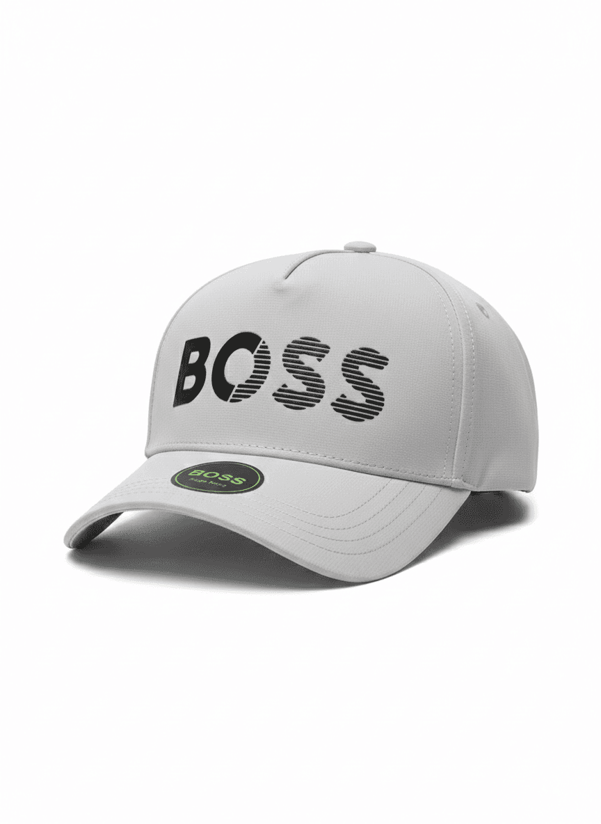 White Hugo Boss Lux Cap