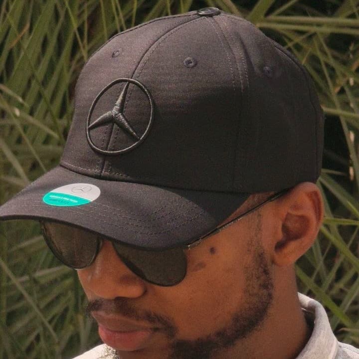 Black F1 Mercedes Benz Cap 2