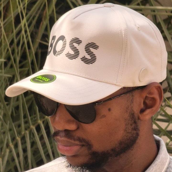 White Hugo Boss Lux Cap 2