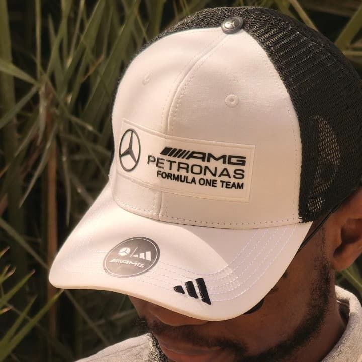 F1 AMG Mercedes Black and White Snapback 2