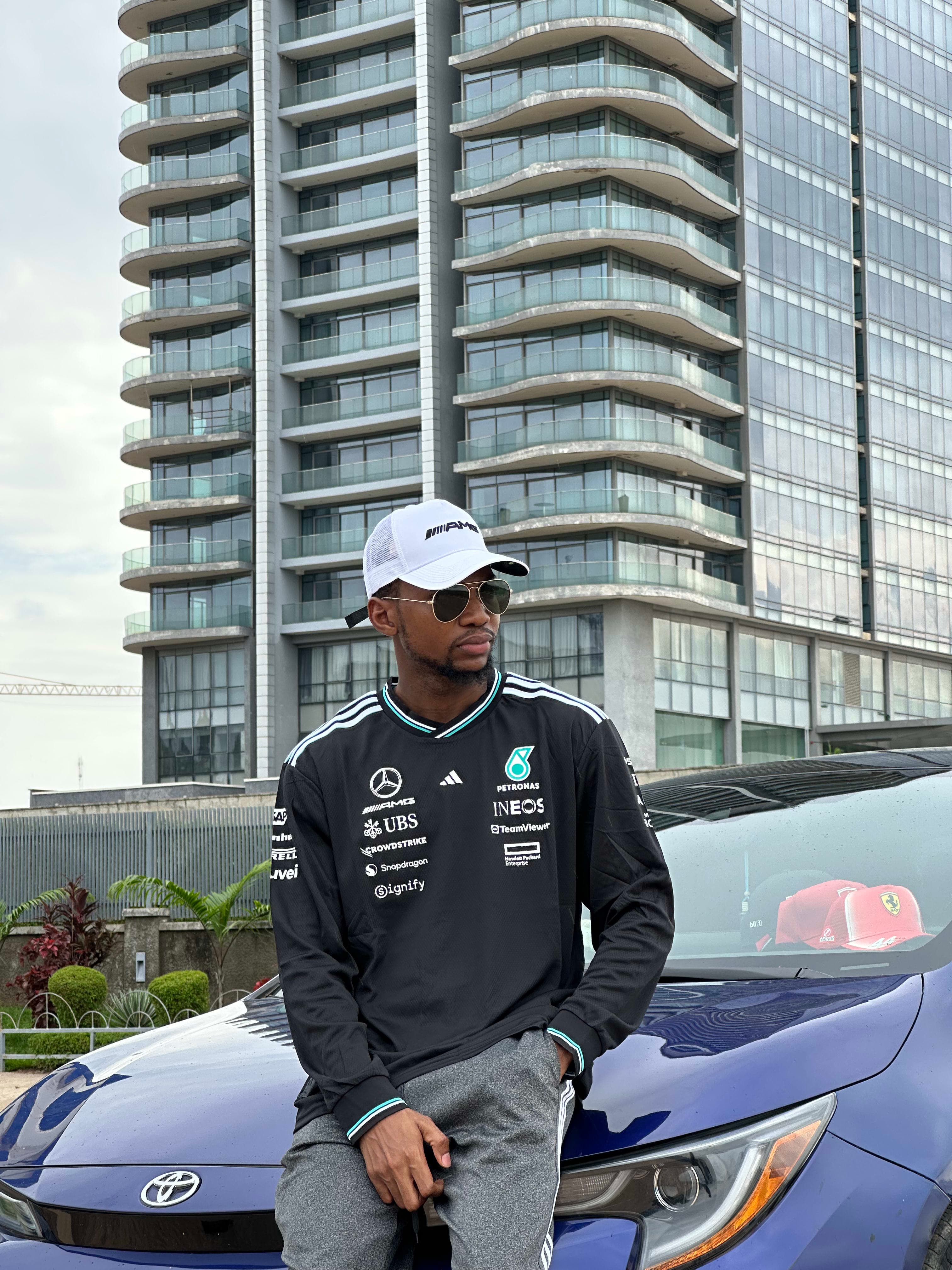 2025 Authentic Long Sleeve Driver Tee - Black 2